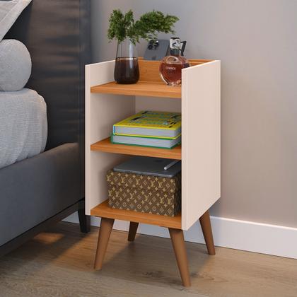 Imagem de Conjunto Para Quarto Cabeceira Julia 1.60 Cama Queen com 2 Mesas de Cabeceira Madero New