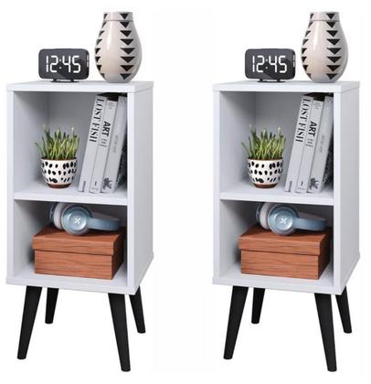 Imagem de Conjunto Para Quarto Cabeceira Rubi 1,40 Cama Casal com 2 Mesas de Cabeceira Charme