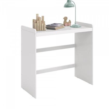 Imagem de Conjunto para Quarto de Bebê Berço 3 em 1 Escrivaninha Trocador com Colchão Zain Móveis Reller Branco