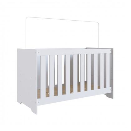 Imagem de Conjunto para Quarto de Bebê com Berço 3 em 1, Cômoda e Guarda-Roupas