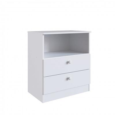 Imagem de Conjunto para Quarto de Bebê com Berço 3 em 1, Cômoda e Guarda-Roupas