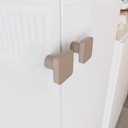 Imagem de Conjunto para Quarto de Bebê Cômoda Roupeiro Retro Theo