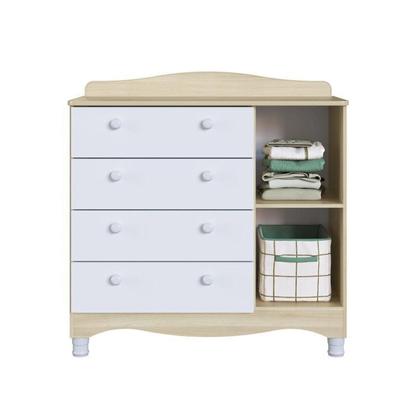Imagem de Conjunto para Quarto Infantil com Guarda-roupa e Cômoda Trocador Encanto