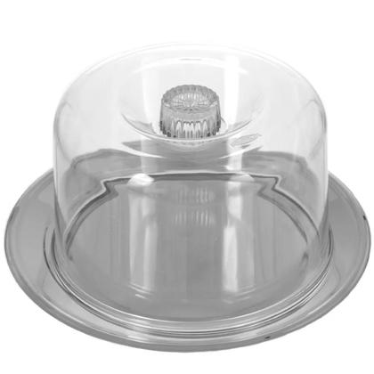 Imagem de Conjunto Para Queijo Minas/Ricota 2 Peças Vitrine 23cm Petúnia em Inox 1530/100 Brinox