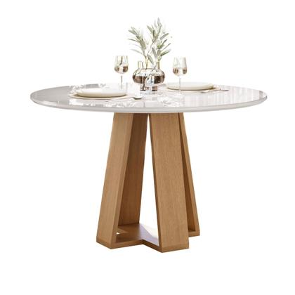 Imagem de Conjunto para Sala de Jantar 1 Mesa Redonda com 4 Cadeiras