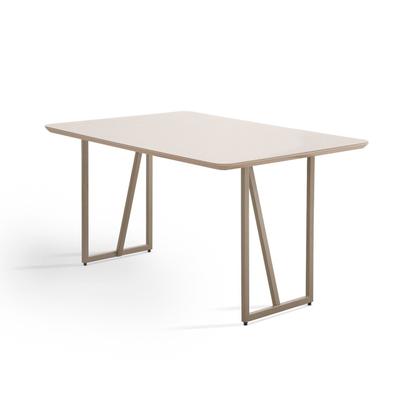 Imagem de Conjunto para Sala de Jantar com 4 Cadeiras Betina Champagne / Terracota / Off White