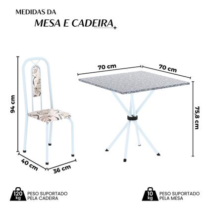 Imagem de Conjunto para Sala de Jantar com 4 Cadeiras Lívia