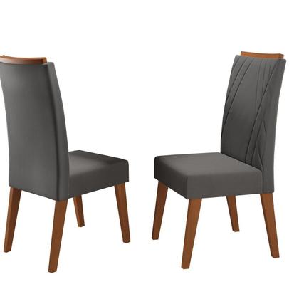 Imagem de Conjunto para Sala de Jantar com 4 Cadeiras Malva