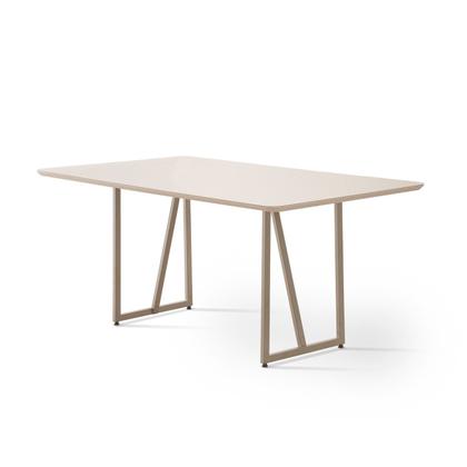 Imagem de Conjunto para Sala de Jantar com 6 Cadeiras Betina Champagne / Terracota / Off White