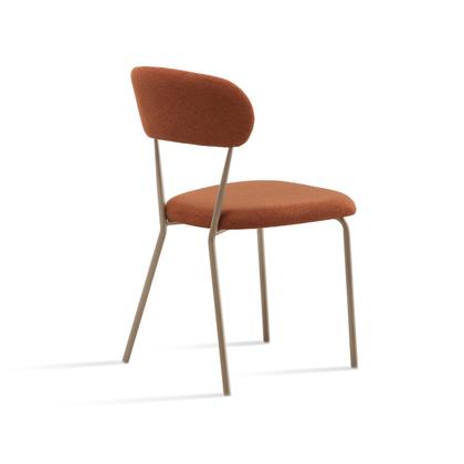 Imagem de Conjunto para Sala de Jantar com 6 Cadeiras Betina Champagne / Terracota / Off White