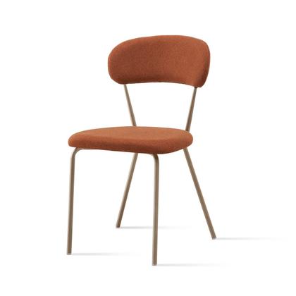 Imagem de Conjunto para Sala de Jantar com 6 Cadeiras Betina Champagne / Terracota / Off White