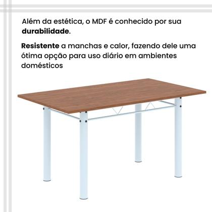 Imagem de Conjunto para Sala de Jantar com 6 Cadeiras Lívia