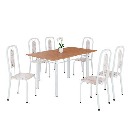 Imagem de Conjunto para Sala de Jantar com 6 Cadeiras Lívia