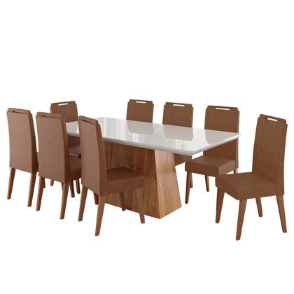 Imagem de Conjunto para Sala de Jantar com 8 Cadeiras Perpetua