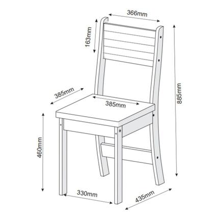 Imagem de Conjunto para Sala de Jantar com 8 Cadeiras Vibe