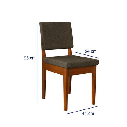 Imagem de Conjunto para Sala de Jantar Tampo Oval 170cm com 6 Cadeiras Madeira Maciça Miami