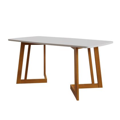 Imagem de Conjunto para Sala de Jantar Tampo Oval 170cm com 6 Cadeiras Madeira Maciça Miami