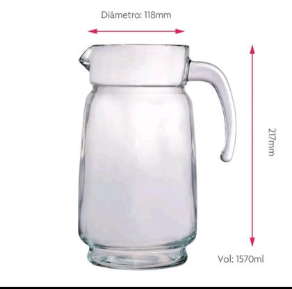 Imagem de Conjunto para suco Athenas com 7 peças.