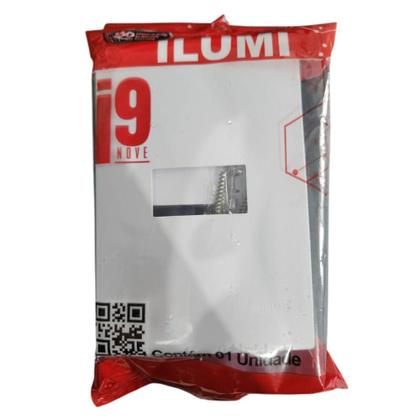 Imagem de Conjunto Para Tomada Placa 4x2 1 Interruptor Simples Linha Pratika 6 Amperes 250 Volts Ilumi Slim