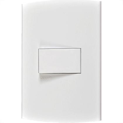 Imagem de Conjunto Peesa Alfa 1502A 1 Interruptor Simples Branco
