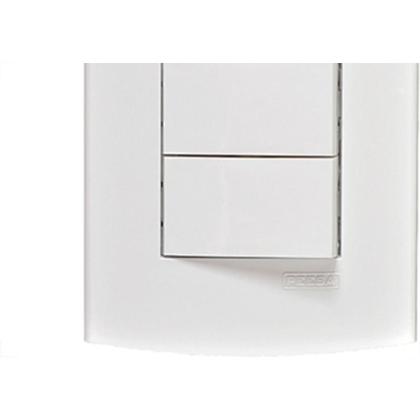 Imagem de Conjunto Peesa Alfa 1507B 3 interruptores Paralelo Branco