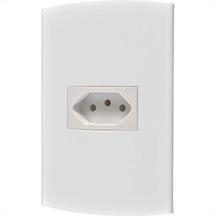 Imagem de Conjunto Peesa Alfa 1541 1Tomada 10A Branco