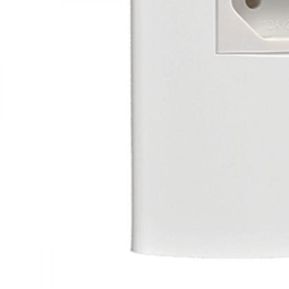 Imagem de Conjunto Peesa Alfa 1545 1Tomada 20A Branco