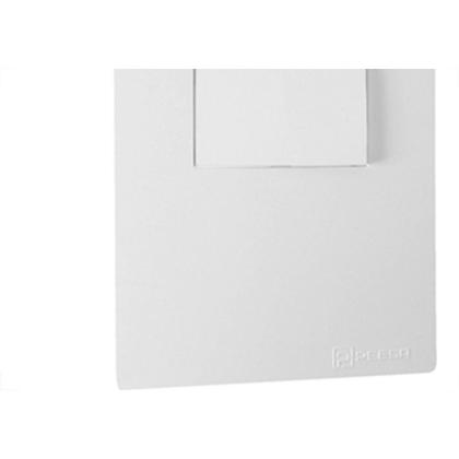 Imagem de Conjunto Peesa Una Max 1702A 1 Interruptor Simples Branco