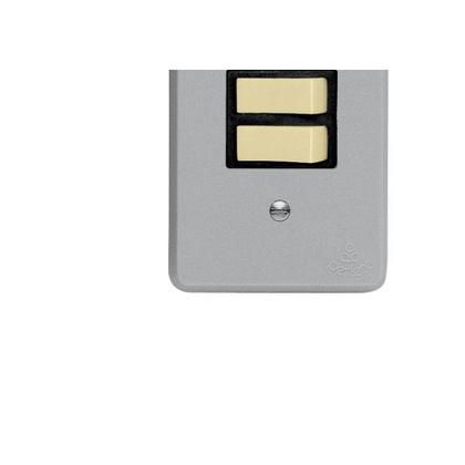 Imagem de Conjunto Perlex 4X2 Cinza Com Placa(2Simples) 1382