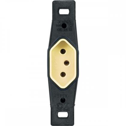 Imagem de Conjunto Perlex 4X2 Cinza Sem Placa(1Tomada 20A) 1215