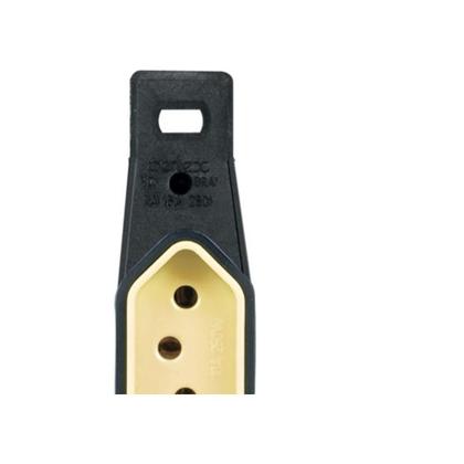 Imagem de Conjunto Perlex 4X2 Cinza Sem Placa(1Tomada 20A) 1215