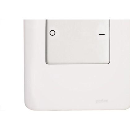 Imagem de Conjunto Perlex Aros 4X2 Branco Com Placa(1Bipolar 16A) 7306