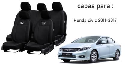 Imagem de Conjunto Personalizado Alto Padrão Honda Civic 2011-2017 + Volante + Chaveiro