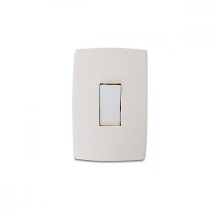 Imagem de Conjunto Pial Plus 4X2 Branco Com Placa(1Paralelo) 611101