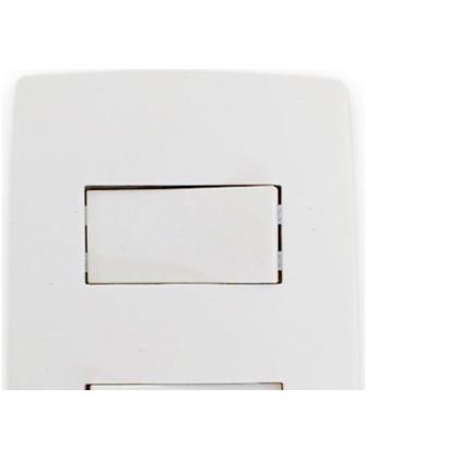 Imagem de Conjunto Pial Plus 4X2 Branco Com Placa(2Simples) 612100