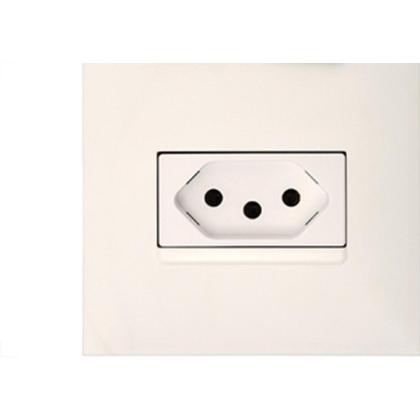 Imagem de Conjunto Pial Plus+ Branco 1 Par+1Tomada 20A 078Bc