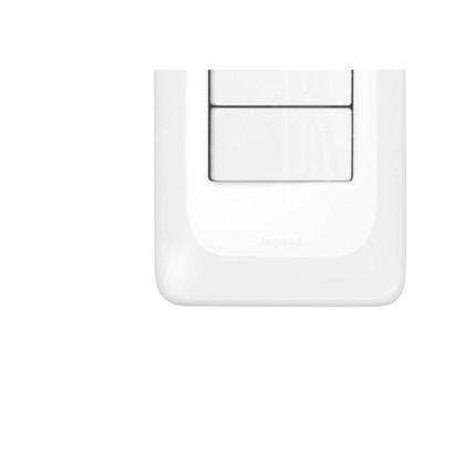 Imagem de Conjunto Pial Pop 4X2 Branco Com Placa (1Simples+1Paralelo) Lgx102