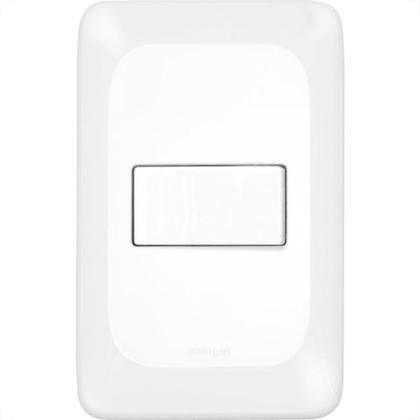 Imagem de Conjunto Pial Pop 4X2 Branco Com Placa (1Simples) Lgx010