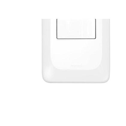 Imagem de Conjunto Pial Pop 4X2 Branco Com Placa (1Tomada 20A) Lgx03020