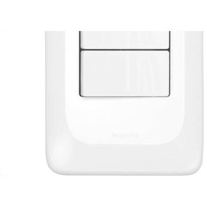 Imagem de Conjunto Pial Pop 4X2 Branco Com Placa (2Simples) Lgx101