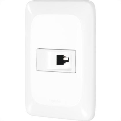 Imagem de Conjunto Pial Pop 4X2 Branco Com Placa (2Simples) Lgx101