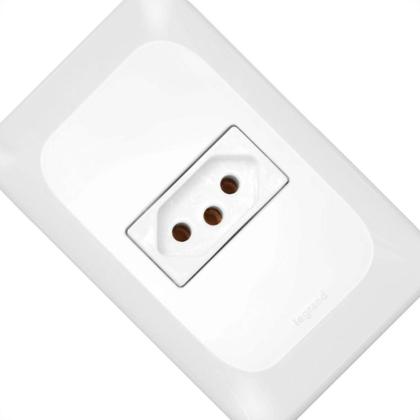 Imagem de Conjunto Pial Pop Modulo Com Placa 4X2 - 1 Tomada 2P+T. 20A.