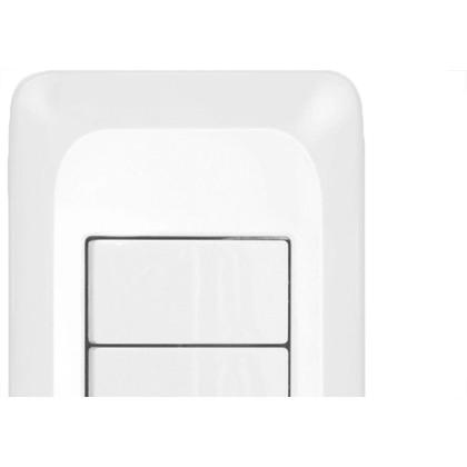 Imagem de Conjunto Pial Pop Modulo Com Placa 4X2 - 2 Simples 10A.