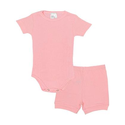 Imagem de Conjunto Pijama Body e Short Rosa - Izitex