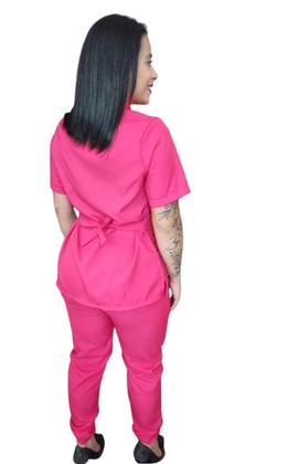 Imagem de Conjunto pijama cirúrgico scrub jogger linha luxo uniformes cirurgico-veterinaria