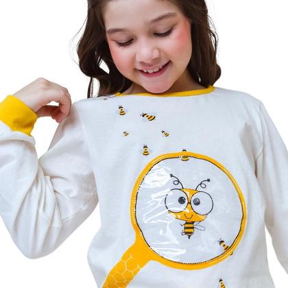 Imagem de Conjunto Pijama Infantil Unissex Roupa de Dormir 