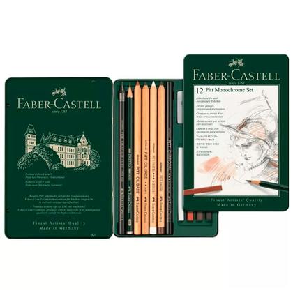 Imagem de Conjunto Pitt MonoCromático Pequeno - Faber-Castell