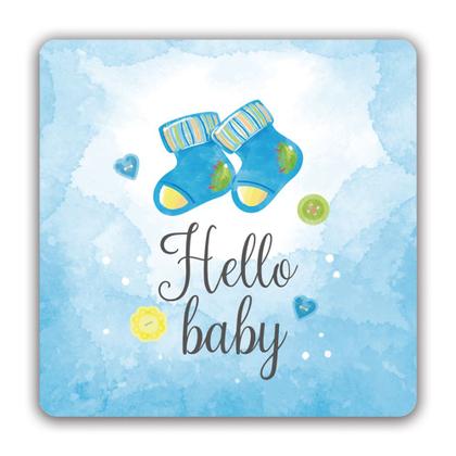 Imagem de Conjunto Placas Quadros Decorativos 3 pçs 20x20 It's a Boy