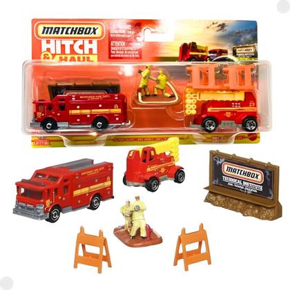 Imagem de Conjunto Playset Matchbox Hitch & Haul com Acessórios - Mattel