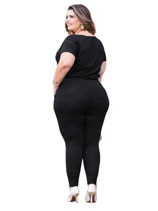 Imagem de Conjunto Plus Size Blusa Social  Calça Jogger Soltinha Premium Moda